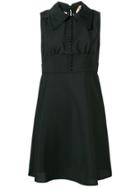 No21 Micro Button Dress - Black