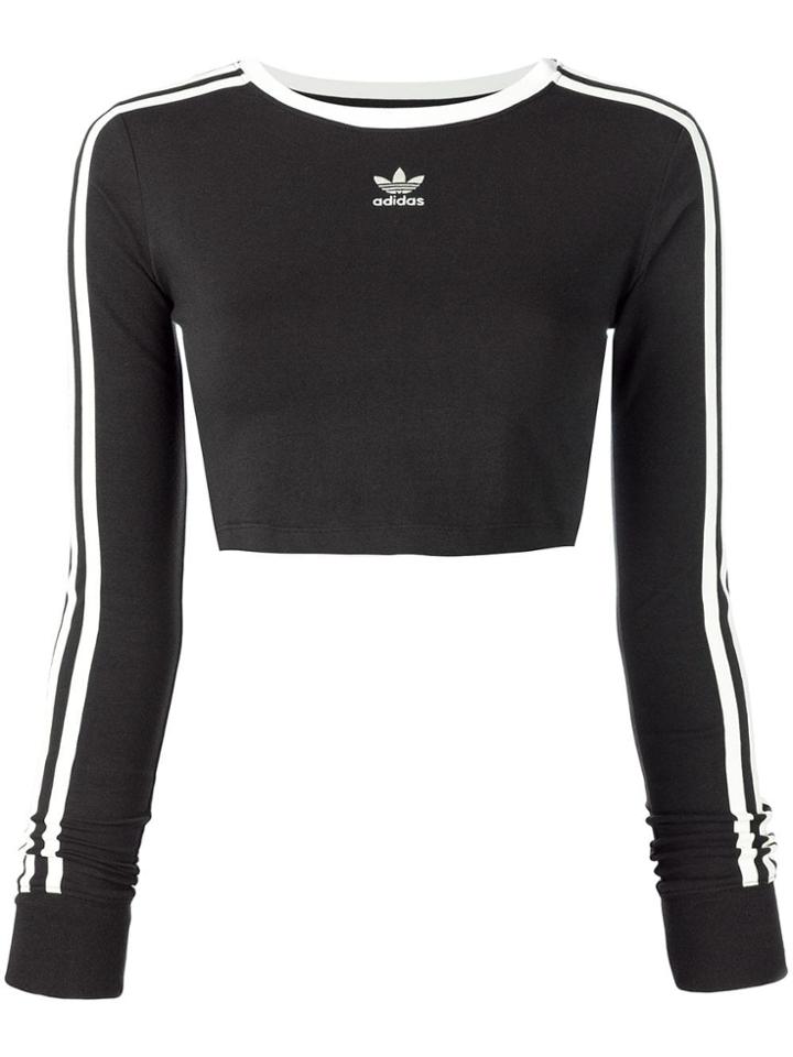 Adidas Cropped Sweater - Black