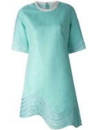 3.1 Phillip Lim Wavy Trim A-line Dress - Blue
