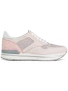 Hogan Panelled Sneakers - Pink & Purple