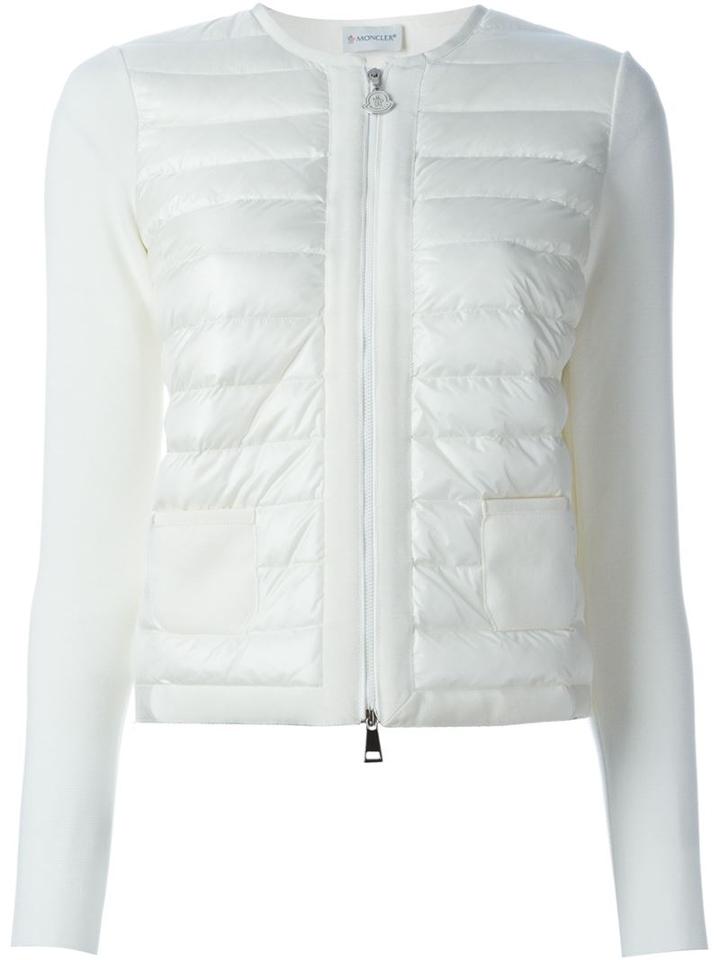 Moncler Coreana Jacket, Women's, Size: 0, White, Feather Down/polyamide/cotton