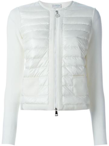 Moncler Coreana Jacket, Women's, Size: 0, White, Feather Down/polyamide/cotton