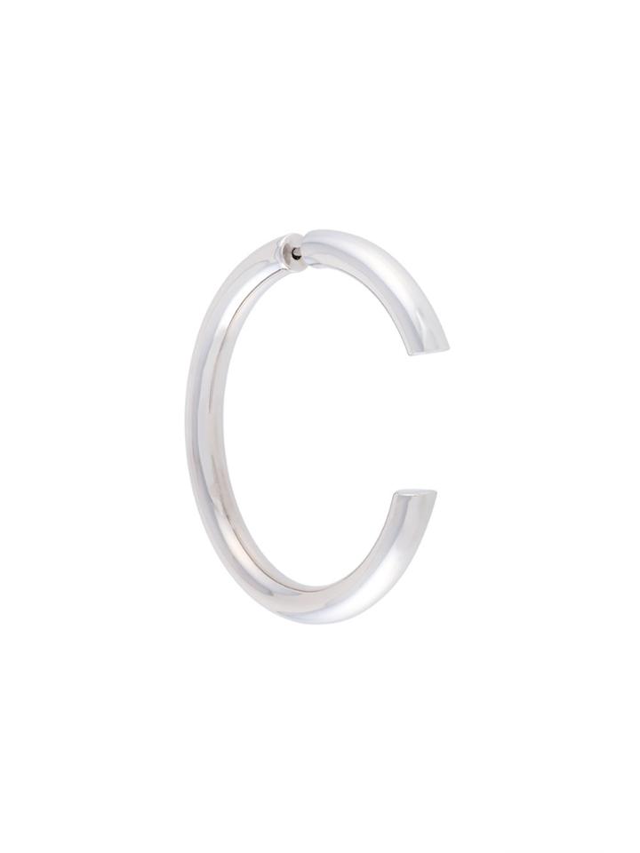 Maria Black Disrupted 40 Hoop Earring - Metallic