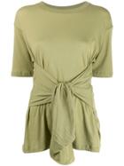 Unravel Project Uwaa037f19jer001light Jersey Sleeve Knot4000 - Green