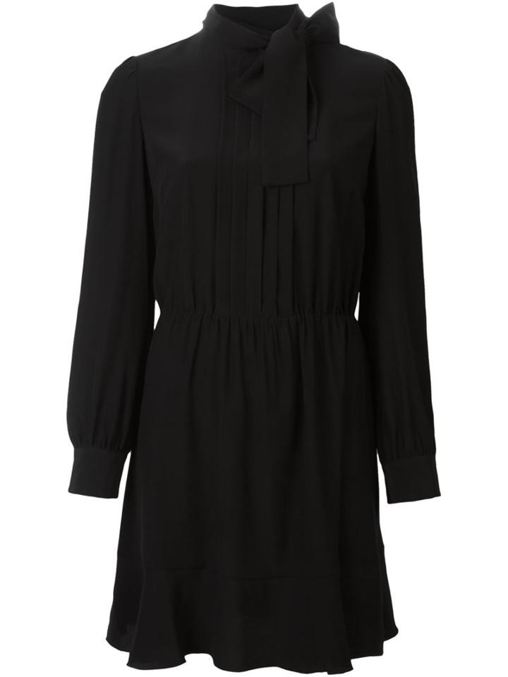 Red Valentino Pussy Bow Detail Dress
