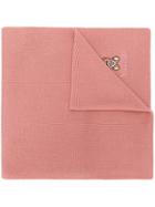Moschino Teddy Knitted Scarf - Pink