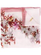 Faliero Sarti Floral Print Scarf - Pink & Purple