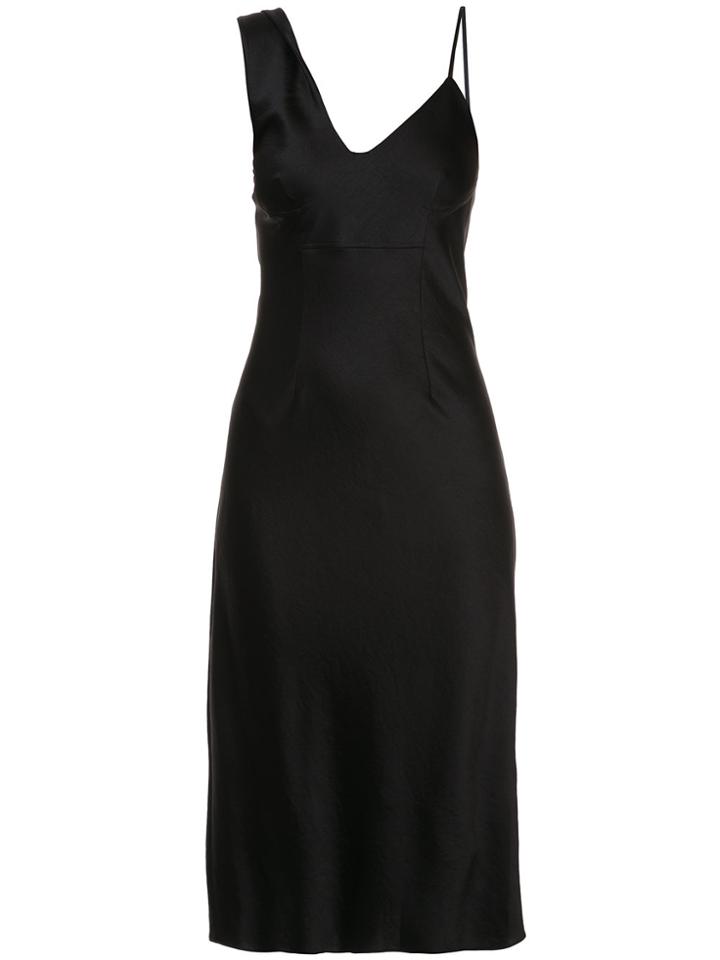 T By Alexander Wang Twist Shoulder Dress - Black
