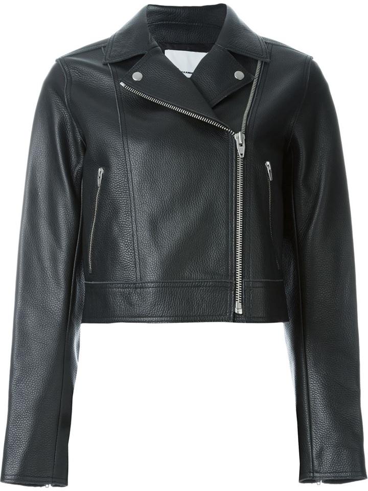 T By Alexander Wang Cropped Biker Jacket