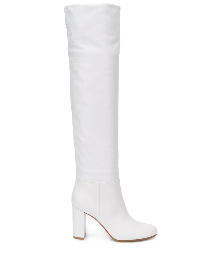 Gianvito Rossi Melissa Thigh-boots - White