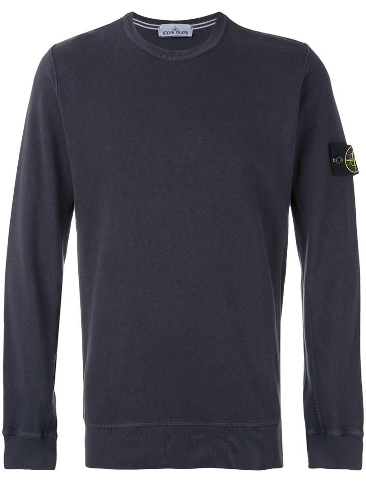 Stone Island - Fitted Top - Men - Cotton - Xl, Blue, Cotton