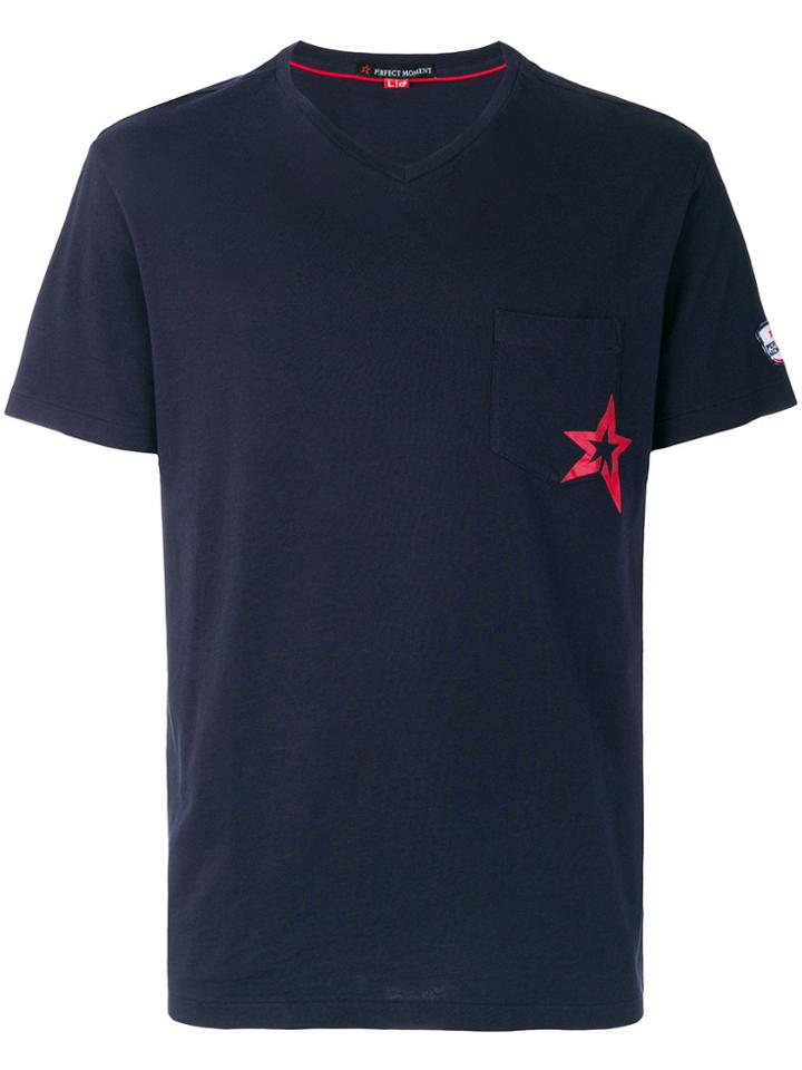 Perfect Moment Star Pocket T-shirt - Blue