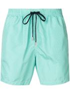 Drumohr Diamond-print Swim Shorts - Green