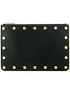 Givenchy Studded Zip Clutch, Women's, Black