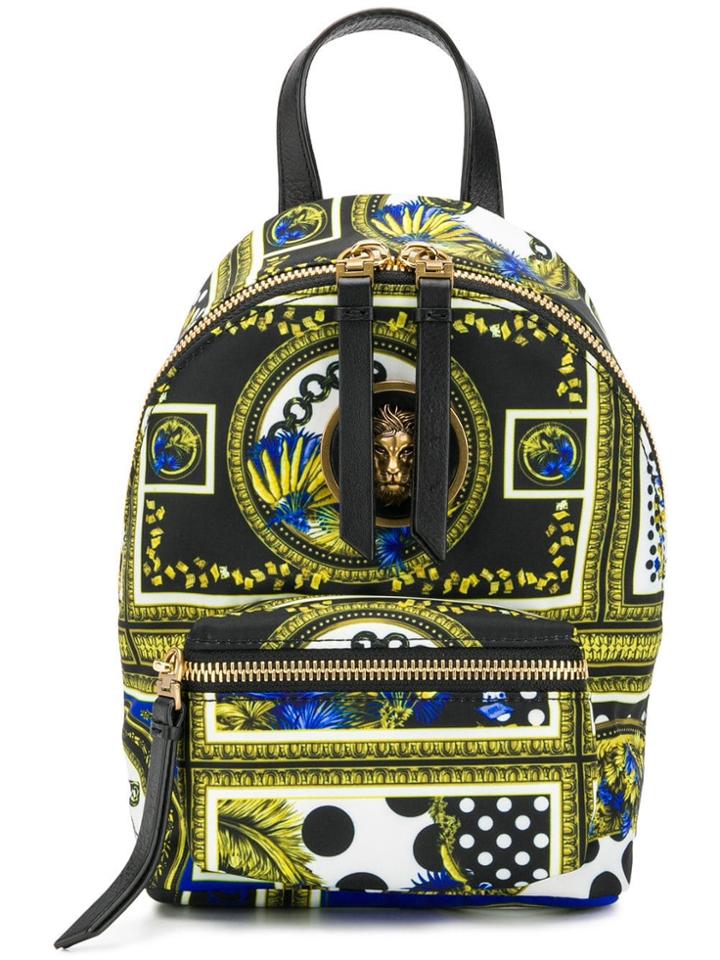 Versus Printed Mini Backpack - Black