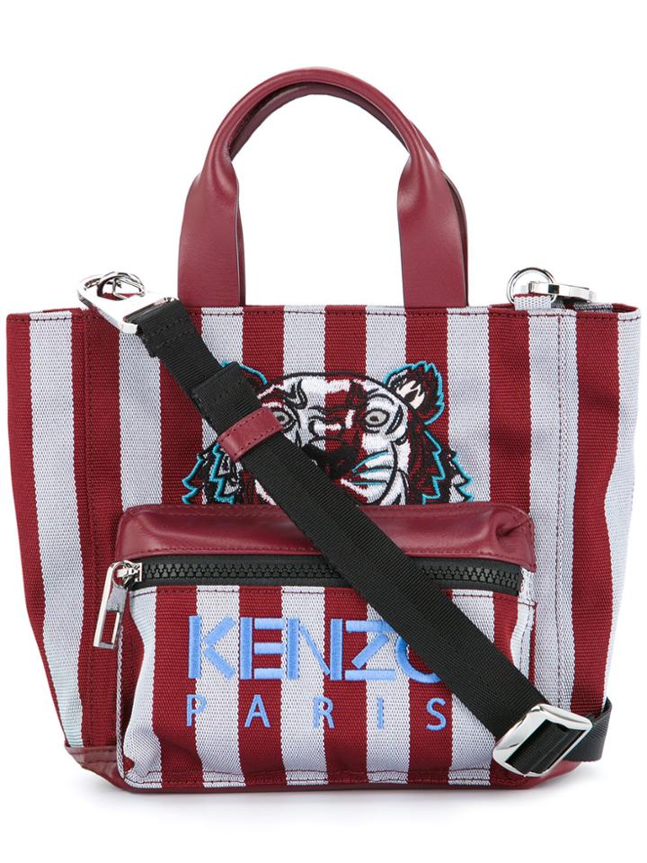 Kenzo Mini Tote Tiger Bag - Red