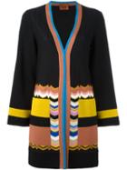 Missoni V-neck Cardigan, Women's, Size: 40, Black, Viscose/wool