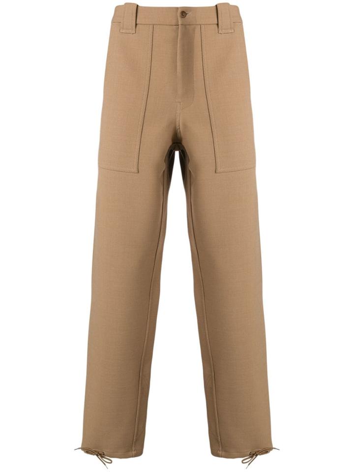 Oamc Loose Fitted Trousers - Neutrals
