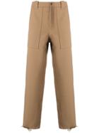 Oamc Loose Fitted Trousers - Neutrals