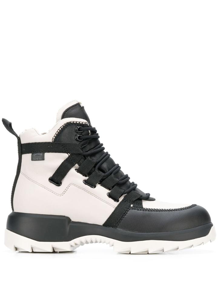 Camper Helix Panelled Boots - Neutrals