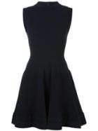 Alaïa Vintage Fit And Flare Dress, Women's, Size: 38, Blue