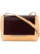 Delpozo Bicolour Shoulder Bag, Women's, Yellow/orange