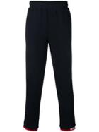Moncler Striped Cuff Track Pants - Blue