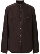 John Varvatos Chest Pockets Shirt - Pink & Purple