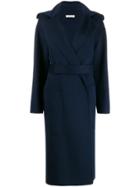 Boon The Shop Belted Midi Coat - Blue