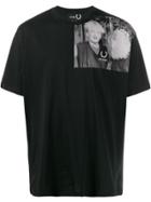 Raf Simons X Fred Perry Photograph Print T-shirt - Black