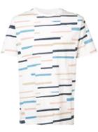 Wesc - Max Broken Stripe T-shirt - Men - Cotton - Xl, White, Cotton