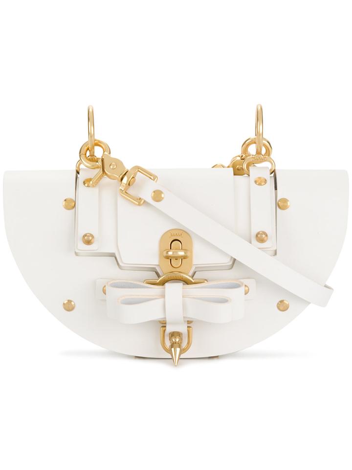 Niels Peeraer Medium Eclipse Handbag - White