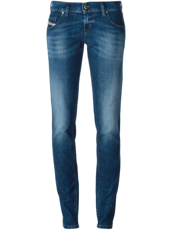 Diesel 'grupee 0836x' Jeans, Women's, Size: 25/32, Blue, Cotton/spandex/elastane