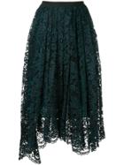 Antonio Marras Pleated Lace Skirt - Blue