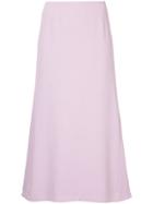 Cityshop Flared Midi Skirt - Pink & Purple