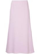 Cityshop Flared Midi Skirt - Pink & Purple