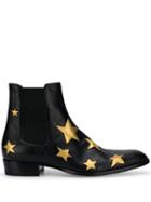Saint Laurent Wyatt 30 Star Motif Boots - Black