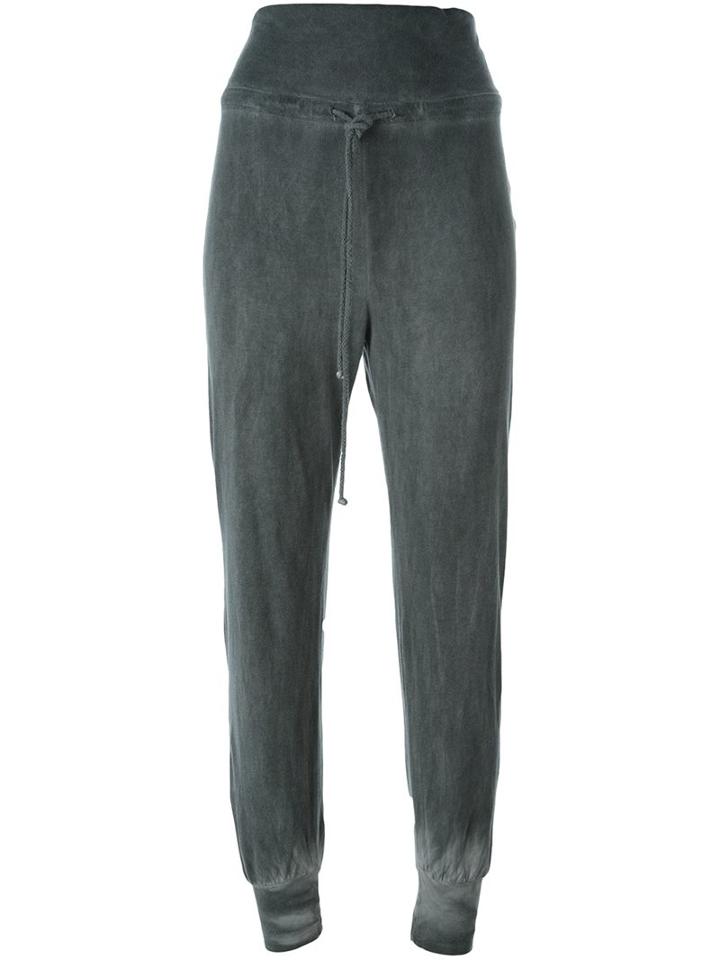 Lost & Found Rooms Tapered Track Pants, Women's, Size: Medium, Grey, Cotton