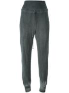 Lost & Found Rooms Tapered Track Pants, Women's, Size: Medium, Grey, Cotton