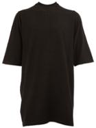Rick Owens Drkshdw Mock Neck T-shirt, Men's, Black, Cotton