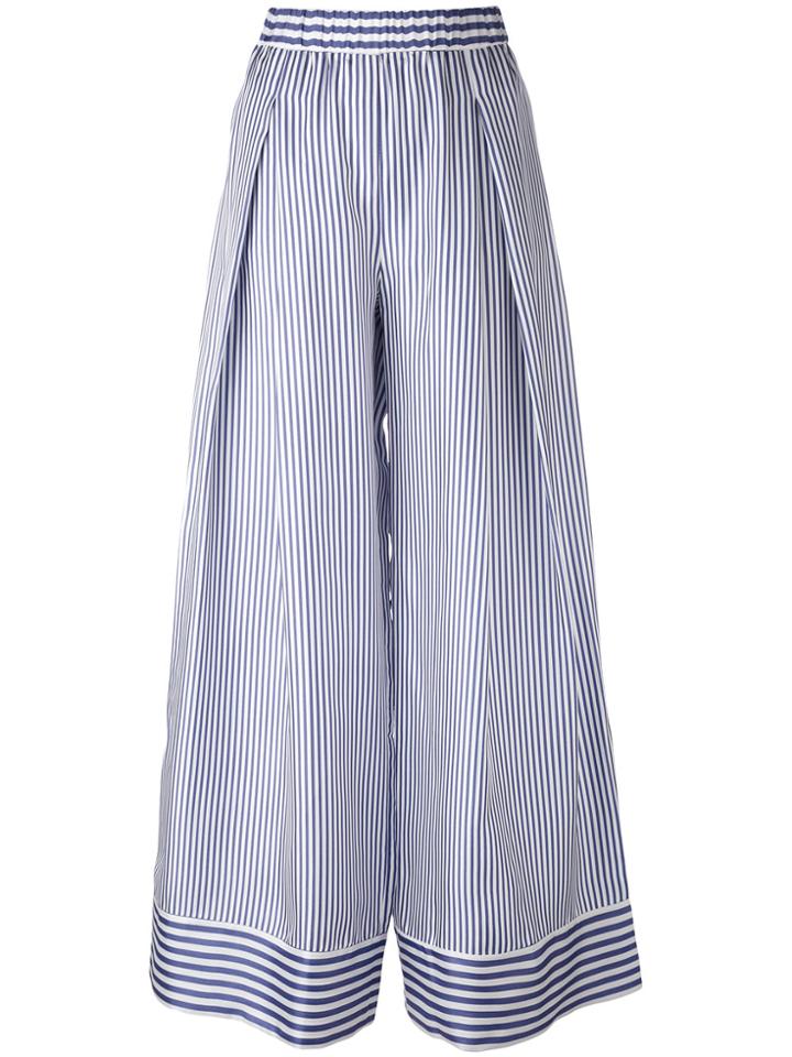 P.a.r.o.s.h. Striped Trousers - Blue