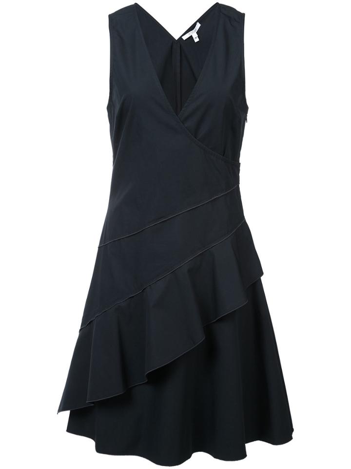 Derek Lam 10 Crosby Asymmetrical Hem Tank Dress - Blue