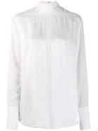 Victoria Victoria Beckham Sheer Panel Shirt - White