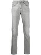 Frame Slim Fit Long Jeans - Grey