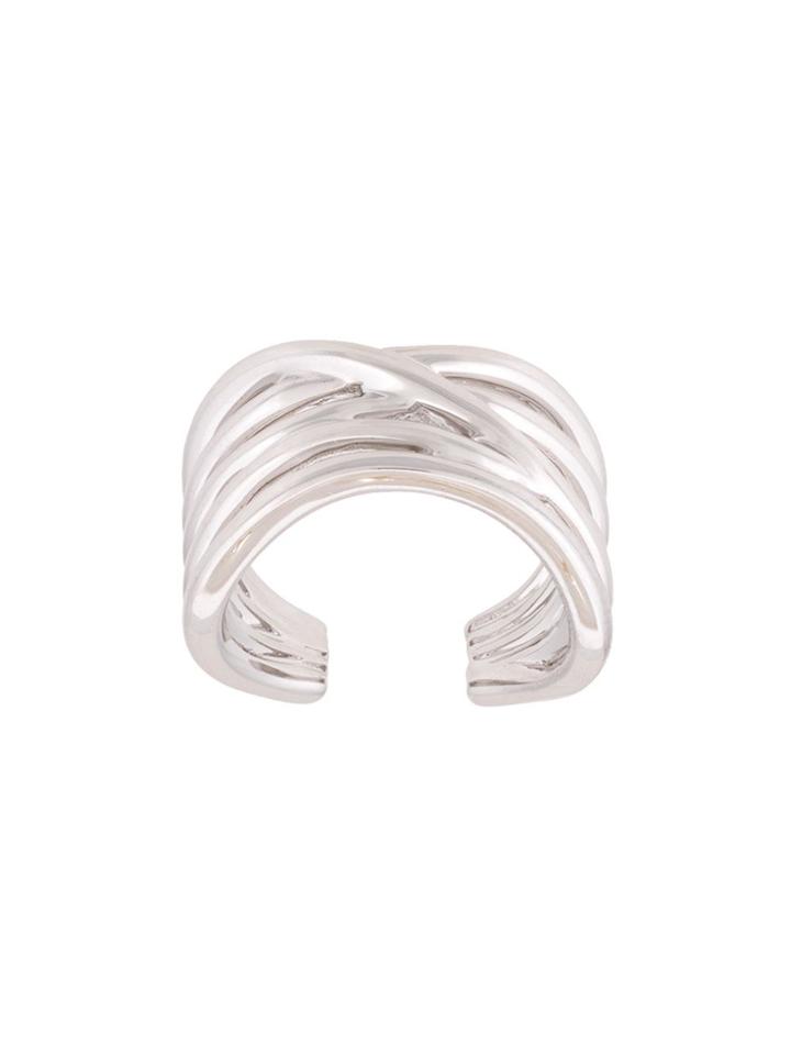 Alinka 18kt White Gold 'zoya' Pinkie Ring - Metallic