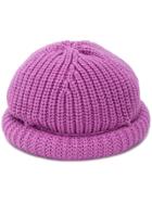 Missoni Crochet Beanie - Purple