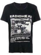R13 Relaxed-fit Graphic-print T-shirt - Black