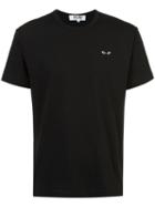 Comme Des Garçons Play - Heart Patch T-shirt - Men - Cotton - L, Black, Cotton