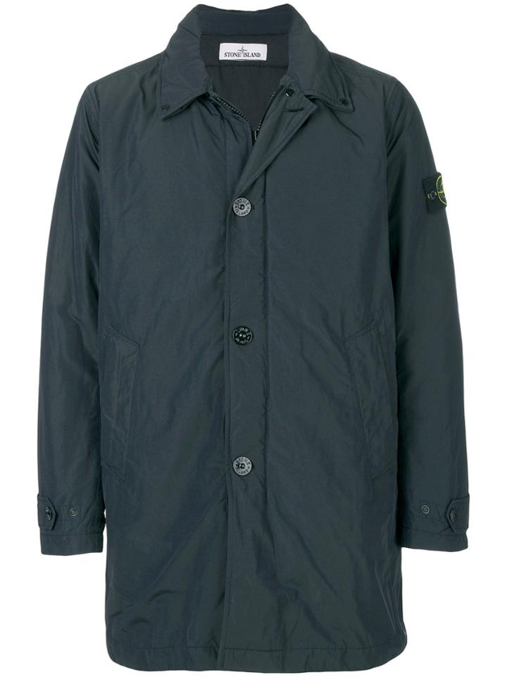 Stone Island Padded Raincoat - Grey