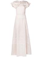 Calvin Klein 205w39nyc Prairie Peasant Dress - White